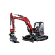 Mini pelle 8T + godets
